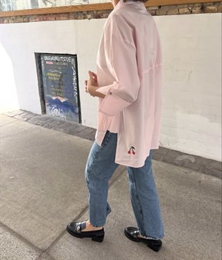 Wauw - Luna Cherry Bluse - Light Pink